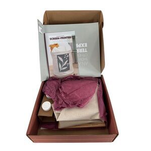 KiwiCo Maker Crate Screen-Printed Canvas Bins Ages 14 & Up NEW